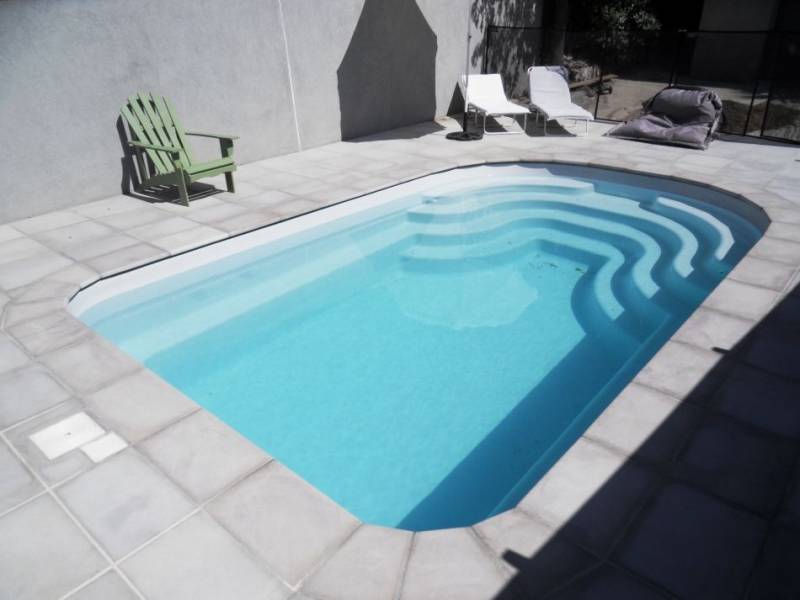 Mini piscine à fond plat 5.4m x 3.2m - Annecy